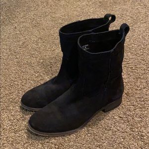 Frye Black Suede Boots
